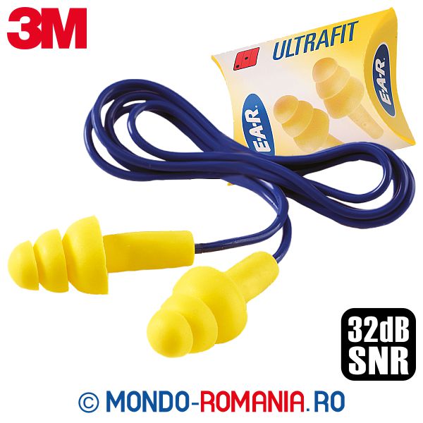 Antifoane interne reutilizabile 3M Ultrafit - Echipament protectie auditiva